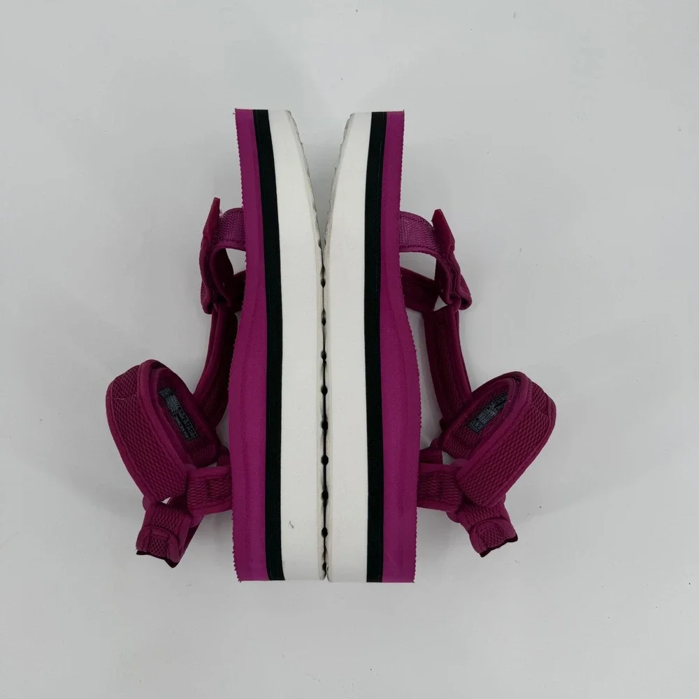 Teva Midform Universal Sangria Purple Platform Sandals Womens 8 1102451